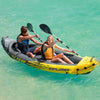 Intex Explorer K2 2 Person Inflatable Kayak Canoe Paddle Boat with Pump and Oars
