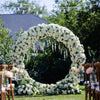 Wedding Circle Backdrop Arch Flowers Balloons Stand Moon Gate Outdoor Indoor Dec