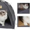 Puppy Dog Cat Kennel Bed Cushion SoftMattress Cave Tent House Pet Cat Igloo Cage