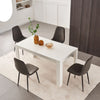 White Wooden Dining Table Suit 6 people Home Kitchen dining Room Furniture Table