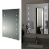 Vertical Led Mirror Cabinet 700*500mm 60LED Illuminated Lighted Medicine Cabinet