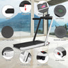 2 in 1 Folding Treadmill Electric Walking Running Machine Bluetooth LED Display