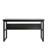 Computer Desk PC Laptop Table Study Home Office Workstation With Shelves