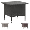 Tea Table Poly Rattan Home Outdoor Garden Backyard Tables Multi Colours vidaXL
