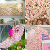 Artificial Rose Flower Wall Panels Backdrop Wedding Party Home Bouquet Decor UK