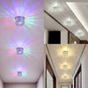 LED Crystal 5W Ceiling Light Fixture Pendant Lamp Lighting Chandelier UK Ship