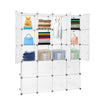16/20 Cube Shelving Storage Organiser Closet Wardrobes Clothes Shoes Toys Books