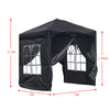 2X2m 3X3m Pop-up Gazebo Marquee Canopy Outdoor Garden Tent Pergolas Sun Shade