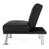 Single Sofa Chair PU Leather Lounge Couch W/ Adjustable Backrest Recliner Chair