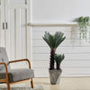 90cm Artificial Cycas Palm Plant in Pot Realistic Fake Tropical Tree Home Office