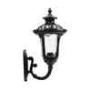 LED Black Metal Traditional Outdoor Coach Lantern Lamp Vintage Garden Wall Light