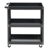3 Tier Garage Mechanics Workshop Tool Trolley Storage Tray Shelf Wheeled Cart UK