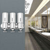 3 Bottle Wall Mounted Shower Soap Shampoo Dispenser Pump Lotion Bathroom 1500ML