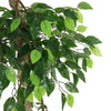 Artificial Banana Plant Realistic Fake Tree Ficus Banyan Rose Flower House Décor