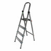 3 4 Tread Step Ladder Folding Aluminum Ladders with Safety Non-Slip Step