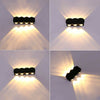 Aluminum Sconce Outdoor LED Wall Lamp Garden Corridor Balcony Up Down Lights