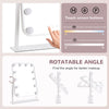 Hollywood Make-up Table Mirror Vanity 12 Lights LED Mirror Dimmable 3 Color Mode