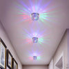 LED Crystal 5W Ceiling Light Fixture Pendant Lamp Lighting Chandelier UK Ship