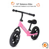 Boys Girls Balance Bike Walking Running Training Adjustable Handlebar Toddler UK