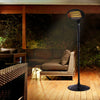 2KW Electric Quartz Outdoor Free Standing Garden Patio Heater Quartz Warmer NEW