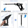 Electric Cordless High Pressure Washer SprayGun Power Jet Washing Car Cleaner
