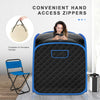 Portable Steam Sauna Folding Remote Control Therapeutic Steam Spa Sauna w/ Timer