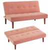Fabric Upholstered Sofa Bed Convertible Sleeper Sofa Couch Settee Living Room