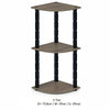 Corner Shelf Stand 3/4/5 Tier Organizer Rack Bathroom Storage Shelves Display