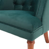 Chesterfield Vintage Armchair Green Club Scroll Arm Chair Lounge Sofa Fireside