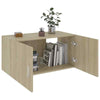 Wall Mounted Cabinet Engineered Wood Floating Cabinet Multi Colours