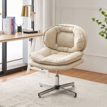 Home Office Desk Chair Upholstered Computer Chair Modern Swivel Task Chair