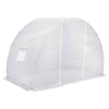 Reinforced Steel Walk-in Polytunnel Greenhouse with Door and Windows (6 Sizes)