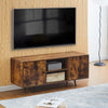 Industrial TV Unit TV Stand Cabinet With Shelf Metal Frame Living Room Wood