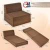 Folding Sofa Bed Convertible Sleeper Chair Bed Portable Lazy Floor Sofa Bed