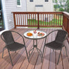 3-7 Pieces Garden Bistro Patio Furniture 60-150cm Table Chair Coffee Dinner Set