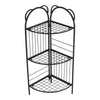 3/5-Tier Metal Corner Shelf Storage Rack Organiser Ladder Display Bookshelf Home