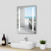 500��700 Bathroom Mirror with LED and Demister Anti-fog, Horizontal/Vertical