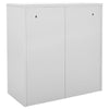 Locker Cabinets 2 pcs Grey and Red 90x45x92.5 Steel M3X9