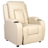 OSCAR LEATHER RECLINER w DRINK HOLDERS ARMCHAIR SOFA CHAIR RECLINING CINEMA