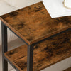 Slim Hallway Console Table Narrow Industrial Display Unit Desk Sideboard Metal