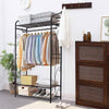 Retro Wire Garment Clothes Rail Rack Open Wardrobe Closet Storage BedroomHallway