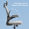 Mesh Office Chair with Flip up Arms Adjust Seat Height Swivel Computer Chair NEW