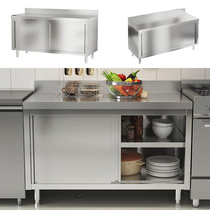 Free Standind Commercial Cabinet Stainless Steel Work Stand Storage Cabinet