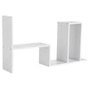 Wooden Desk Rack Desktop Bookshelf Storage Organizer Display Shelf Adjustable
