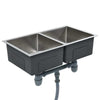 Handmade Kitchen Sink Plumbing Utility Waste Basin Stainless Steel