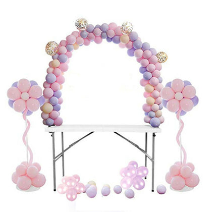 1 Set Balloon Arch Balloons Column Stand Base Adjustable Birthday Wedding Decor