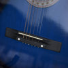 38in Beginner Acoustic Electric Cutaway Guitar with Case Premium Gloss Finish