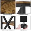TV Stand TV Console Table with Storage Shelves Rustic TV Cabinet for Living Room