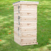 4 Tiers Langstroth Beehive Brood Box Beekeeper Beekeeping Honey Bee Hive Frames