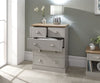 2+3 Chest of Drawers Unit Cabinet Grey Storage 5-Drawers Bedroom Furniture